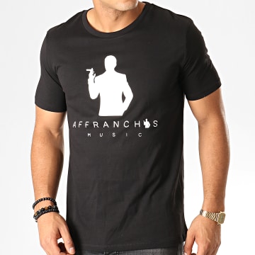 Affranchis Music - Camiseta Silhouette negra