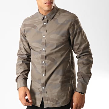 Carhartt wip - chemise motif camouflage à manches courtes multi