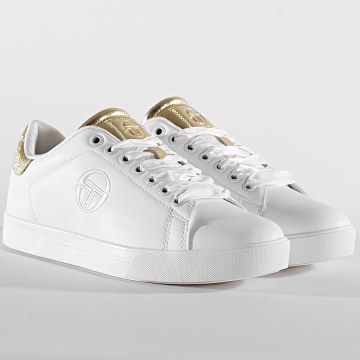 Sergio Tacchini Baskets Femme For Her Glitter STW928900 White Gold LaBoutiqueOfficielle