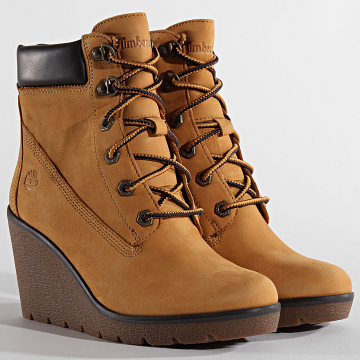 Bottines compensees timberland top