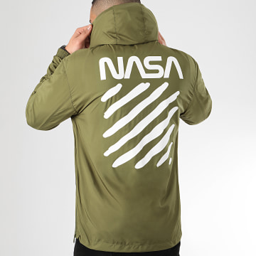  NASA - Coupe-Vent Skid Vert Kaki
