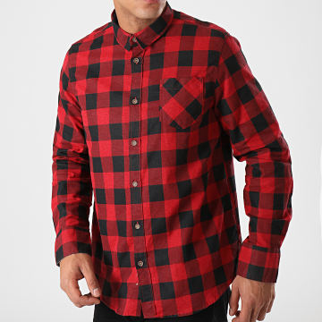 Chemise à Carreaux Rouges NEXT - Manches Longues - Taille 5 Ans - Occasion Très Bon État