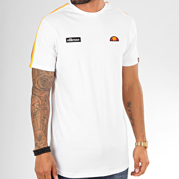 T-shirt Ellesse Astra Homme – Blanc Cassé Rétro, Col Rond, été, Neuf Avec étiquettes