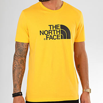 The North Face Tee Shirt Easy 2TX3 Jaune Noir LaBoutiqueOfficielle