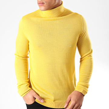 Celio Pull Col Roulé Menos Jaune Moutarde LaBoutiqueOfficielle