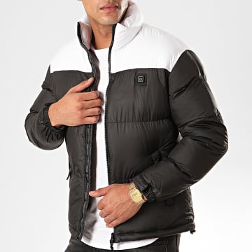 John H Doudoune Chauffante 6615 Noir Blanc LaBoutiqueOfficielle