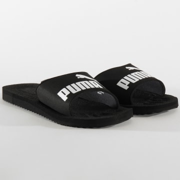  Puma - Claquettes Purecat 360262 Black White