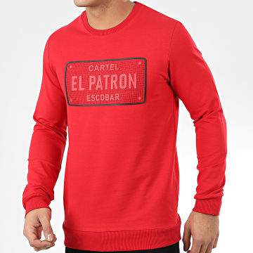 Classic Series - Sweat Crewneck A Strass SW421 Rouge ...