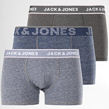  Jack And Jones - Lot De 3 Boxers Denim Bleu Gris