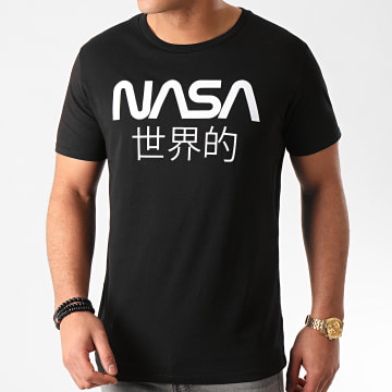 NASA - Tee Shirt Japan Logo Feutrine Noir Blanc