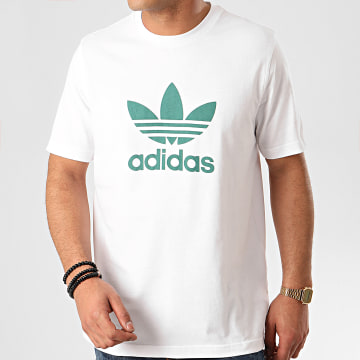 Adidas Originals Tee Shirt Trefoil FM3789 Blanc LaBoutiqueOfficielle