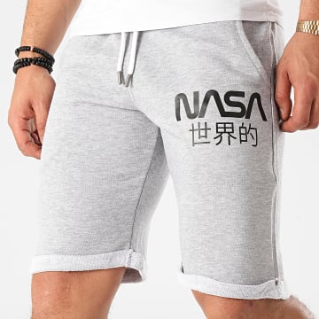  NASA - Short Jogging Japan Gris Chiné