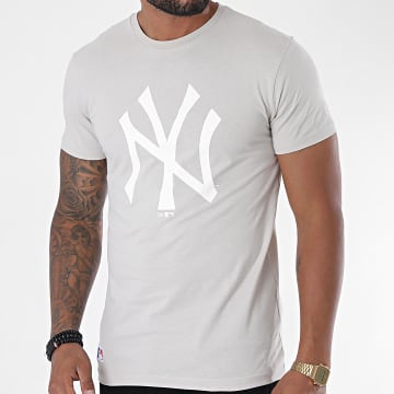  New Era - Tee Shirt Team Logo 12369829 New York Yankees Beige