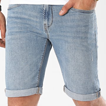 INDICODE Jeansshorts Kaden Holes 70-104 Grau Regular Fit