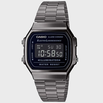 Casio - Reloj Colección A168WEM-2EF Plata Negro