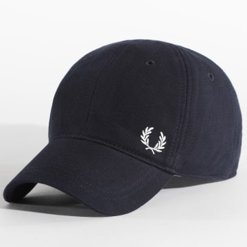 Casquettes FRED PERRY Graphic Branded Twill Cap Black/ Warm Grey (HW4630 V53