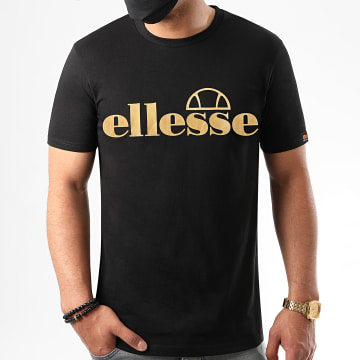  Ellesse - Tee Shirt Vespino SHF10603 Noir Doré