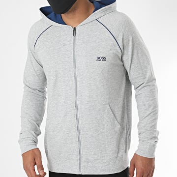 Sweat Capuche Zippé Hugo Boss Noir - Taille XL, Homme, Coton, Sportswear