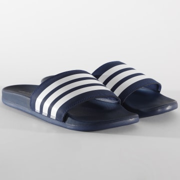  adidas - Claquettes Adilette Comfort B42114 Dark Blue Footwear White