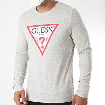 T-shirt Manches Longues GUESS Pour Homme - Taille XL - Couleur Noir - Occasion En Très Bon état