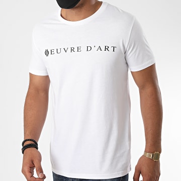  Oeuvre d'Art - Tee Shirt Logo Blanc
