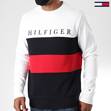 Sweat Tricolore Kevington Coton - Taille M Pour Homme - Excellent état