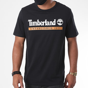  Timberland - Tee Shirt Estab 1973 A2BV6 Noir