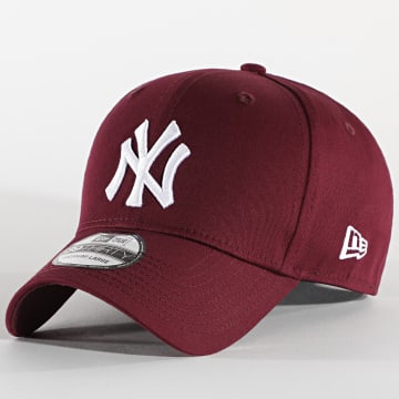  New Era - Casquette Fitted 39Thirty League Essential 12523891 New York Yankees Bordeaux