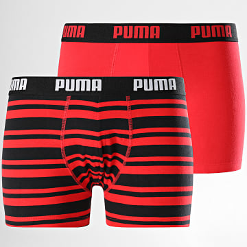  Puma - Lot De 2 Boxers 601015001 Rouge Noir