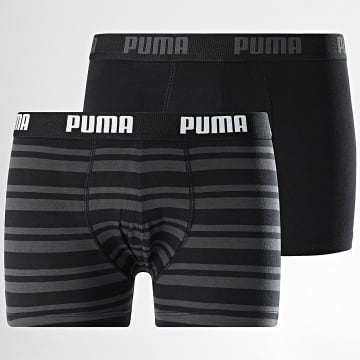  Puma - Lot De 2 Boxers 601015001 Noir Gris