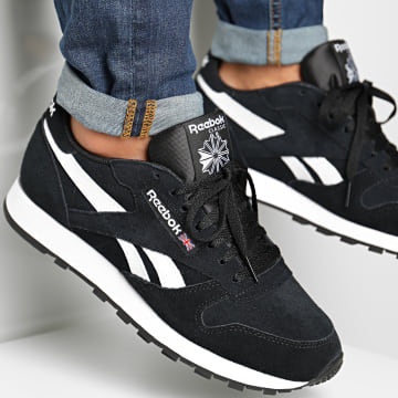 Reebok Baskets Classic Leather FV9872 Black White LaBoutiqueOfficielle