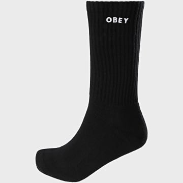  Obey - Paire De Chaussettes Bold Noir