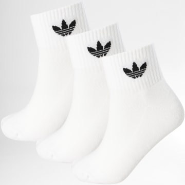 Adidas Originals - Lot De 3 Paires De Chaussettes FT8529 Blanc
