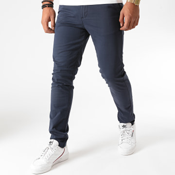  Jack And Jones - Pantalon Chino Slim Marco Dave Bleu Marine