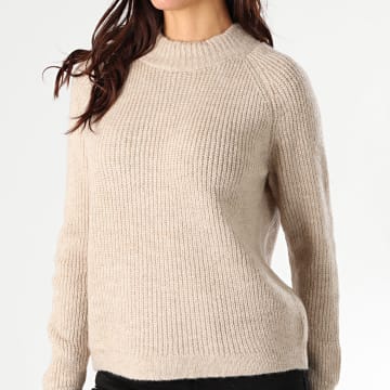 Only - Pull Femme Jade Beige Chiné