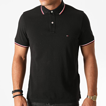 Tommy Hilfiger - Polo Manches Courtes Core Tommy Tipped 3080 Noir