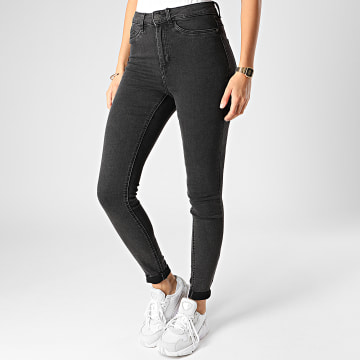  Noisy May - Jean Skinny Femme Callie Gris Anthracite