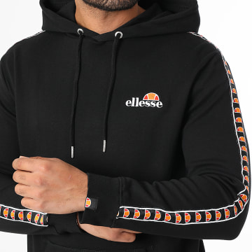 Ellesse - Tofinni Felpa con cappuccio a righe SLB11616 Nero