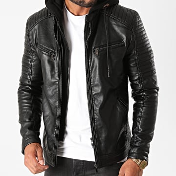 Classic Series - LP5540-K Biker Jas met capuchon Zwart