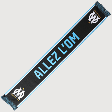 Écharpe Ancienne OM - Allez L'OM - Supporters - Notre Coeur Ne Cessera