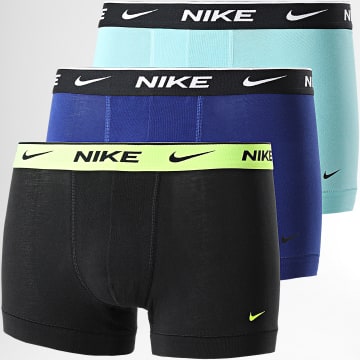  Nike - Lot De 3 Boxers Everyday Cotton Stretch KE1008 Noir Bleu