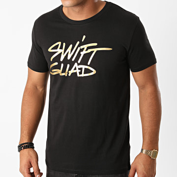 Swift Guad - Tee Shirt Feltpen Noir Doré