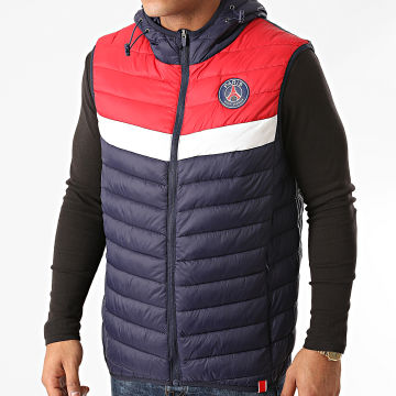 Doudoune Sans Manches PSG Collection Officielle - Taille Homme - 100% Polyester - Supporteur Paris Saint-Germain