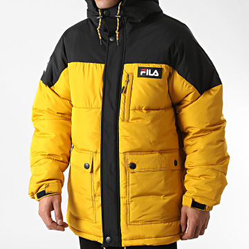 Fila Doudoune Capuche Escurcione 687906 Jaune Noir LaBoutiqueOfficielle