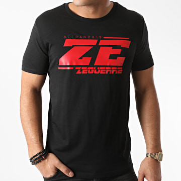 Zeguerre - Camiseta ZE Negro Rojo