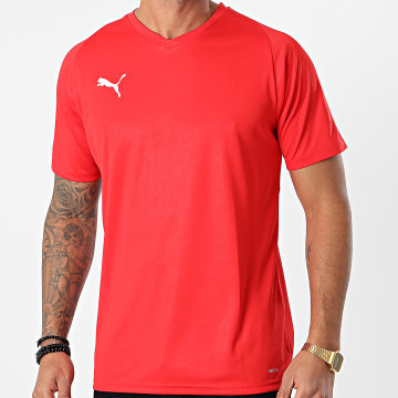  Puma - Tee Shirt Col V Liga Jersey 703509 Rouge
