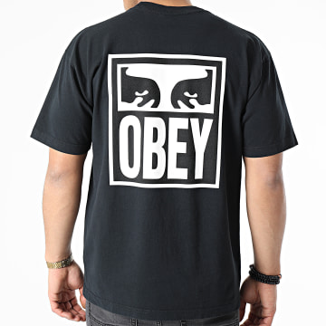 T-shirt OBEY Homme Noir - Taille M - Motif Aigle USA - Collection Money In Lesser Goods We Trust
