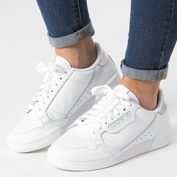 Adidas Originals Baskets Femme Continental 80 EE8925 Footwear White Silver Metallic LaBoutiqueOfficielle