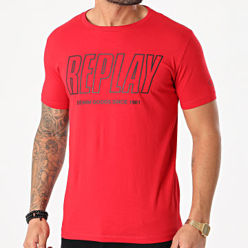  Replay - Tee Shirt M3395 Rouge