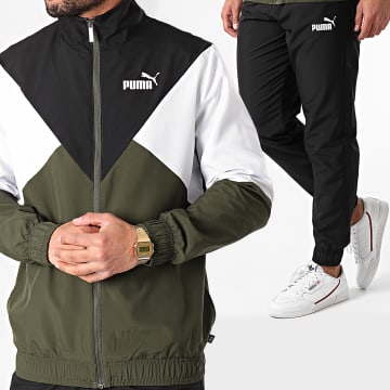 Puma Ensemble De Survetement 585848 Vert Kaki Noir LaBoutiqueOfficielle